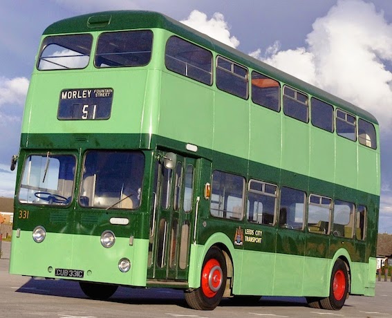 vintage Leeds bus